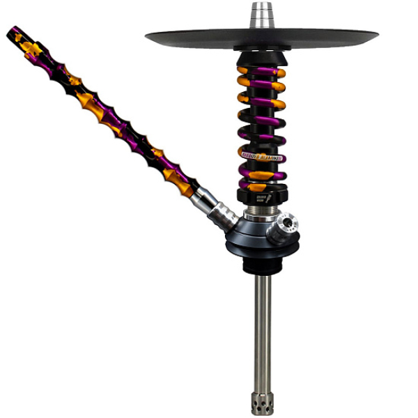 Кальян Mamay Custom Coilovers Micro Черный Пурпурно-Золотой Камуфляж  в Луганске