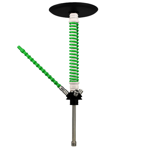 Кальян Mamay Custom V3 №12 Coilovers Белый-Салат  в Луганске