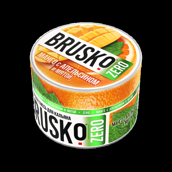 Смесь Brusko Манго С Апельсином И Мятой (Zero)  50 гр в Луганске