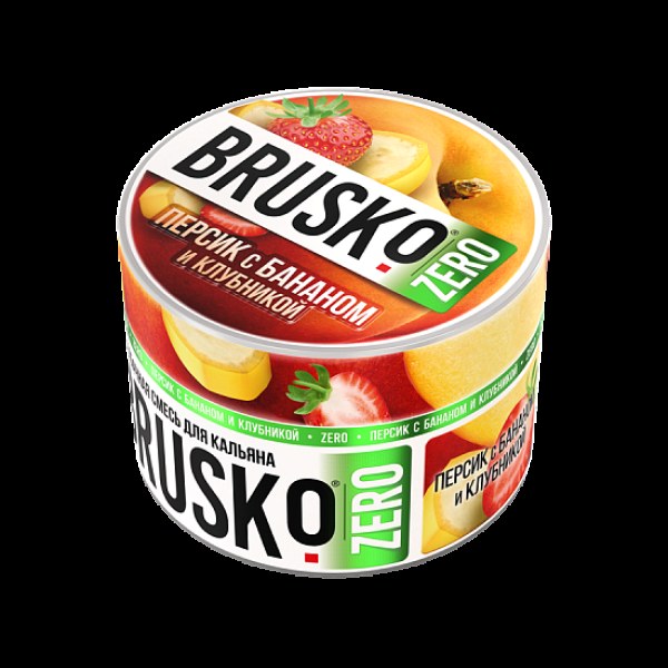 Смесь Brusko Персик С Бананом И Клубникой (Zero)  50 гр в Луганске