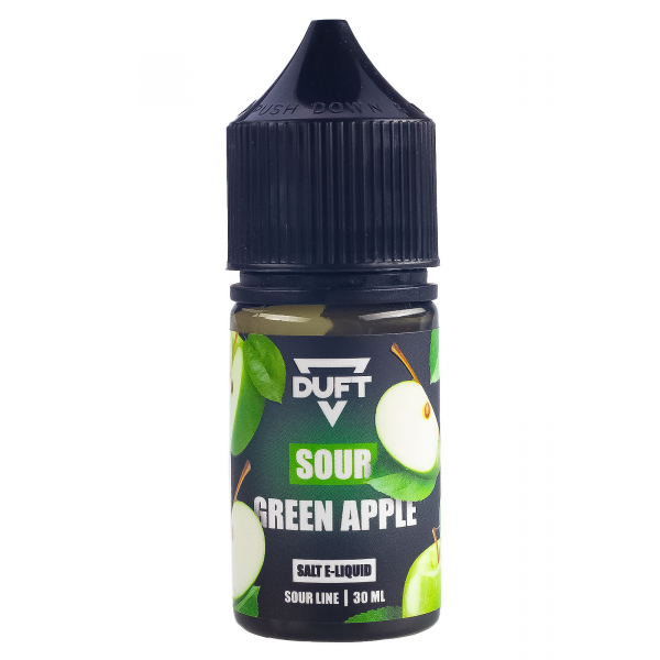 Жидкость Duft Sour Line Salt 20 Green Apple 30 Мл в Луганске