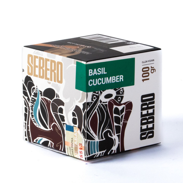 Табак Sebero Basil-Cucumber  100 грамм в Луганске