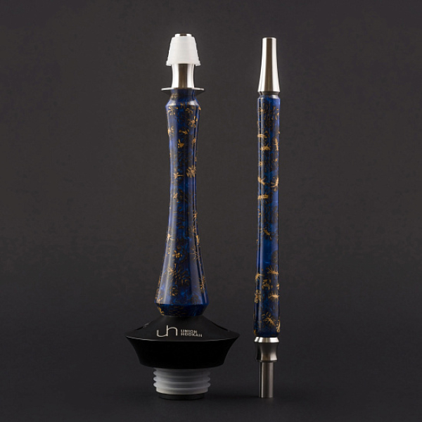 Кальян Union Hookah Sleek Акрил С Шишками Синий  в Луганске