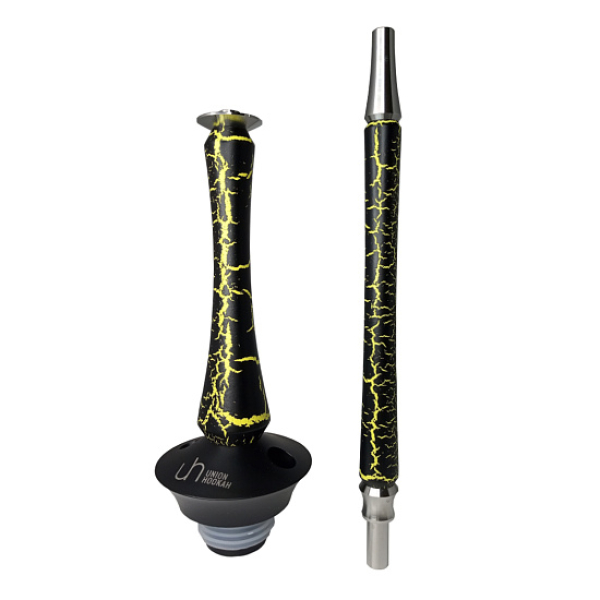 Кальян Union Hookah Sleek Кракле Желтый  в Луганске