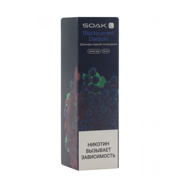 Жидкость Soak Blackcurrant Daiquiri 10 Мл 2 Мг в Луганске