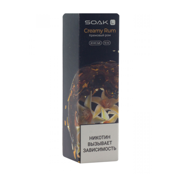 Жидкость Soak Creamy Rum 10 Мл 2 Мг в Луганске