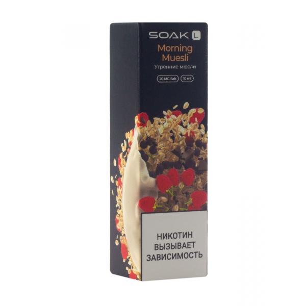 Жидкость Soak Morning Muesli 10 Мл 2 Мг в Луганске