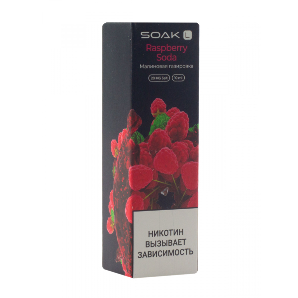 Жидкость Soak Raspberry Soda 10 Мл 2 Мг в Луганске