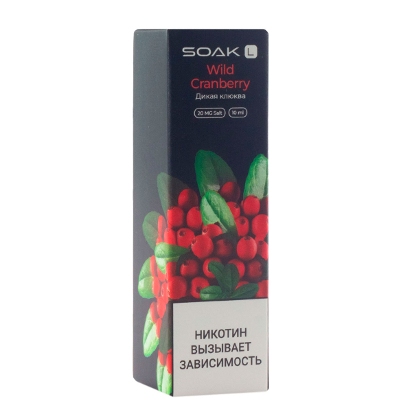 Жидкость Soak Wild Cranberry 10 Мл 2 Мг в Луганске