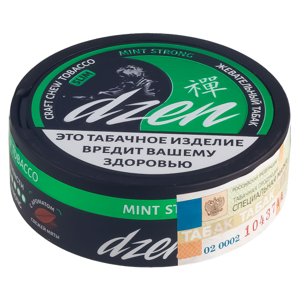 Жевательный табак Dzen Strong Slim Mint 9 грамм в Луганске