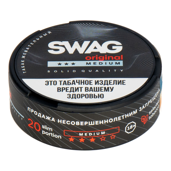 Жевательный табак Swag Medium Original 10 грамм в Луганске