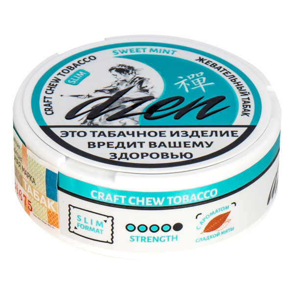 Жевательный табак Dzen Slim Sweet Mint 9 грамм в Луганске