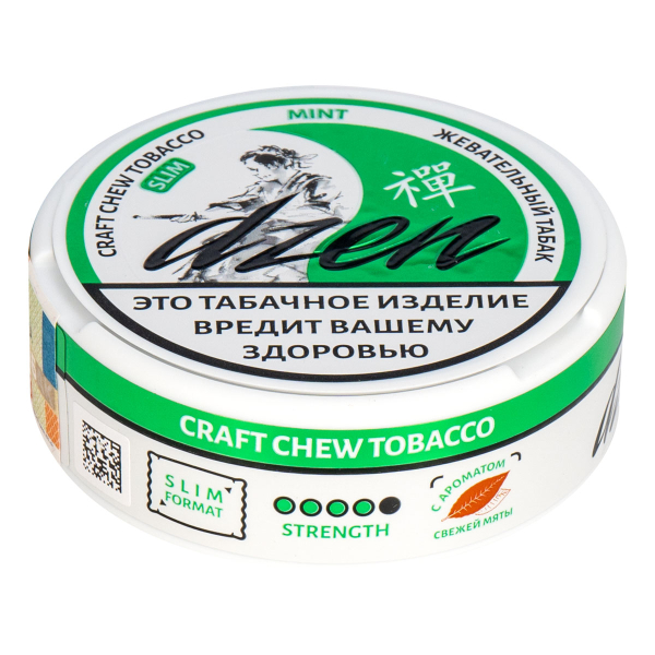 Жевательный табак Dzen Slim Mint 9 грамм в Луганске