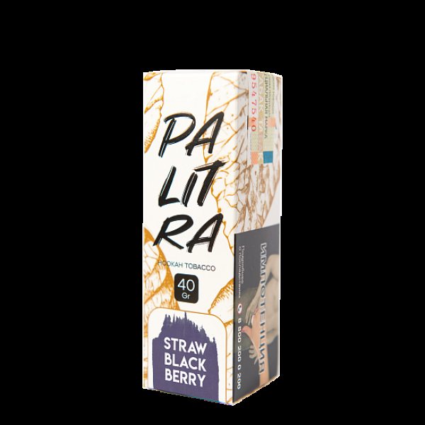 Табак Palitra Straw Black Berry (Земляника Ежевика)  40 грамм в Луганске