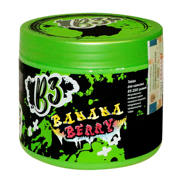 Табак B3 Bananaberry  250 грамм в Луганске