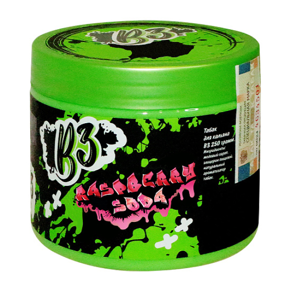 Табак B3 Raspberry Soda  250 грамм в Луганске