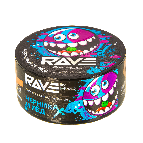 Табак Rave By Hqd Черника И Лед  25 грамм в Луганске