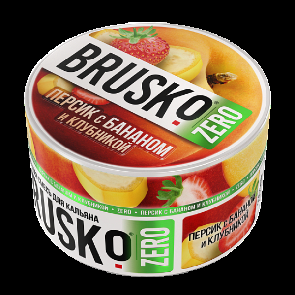 Смесь Brusko Персик С Бананом И Клубникой (Zero)  250 гр в Луганске
