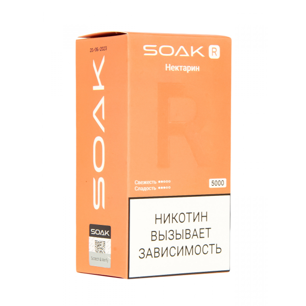Soak R Нектарин 5000 Затяжек в Луганске
