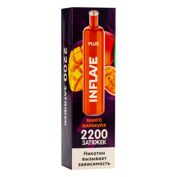 Inflave Plus Манго Маракуйя (2200 Затяжек) в Луганске