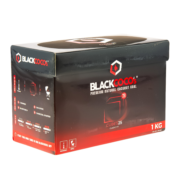 Уголь Blackcoco’s Кокосовый 72 Шт (25 Мм) в Луганске
