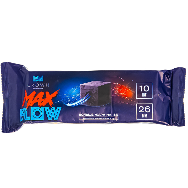 Уголь Crown Maxflow Кокосовый 10 Шт (26 Мм) в Луганске