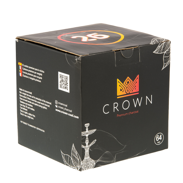 Уголь Crown Кокосовый 64 Шт (26 Мм) в Луганске