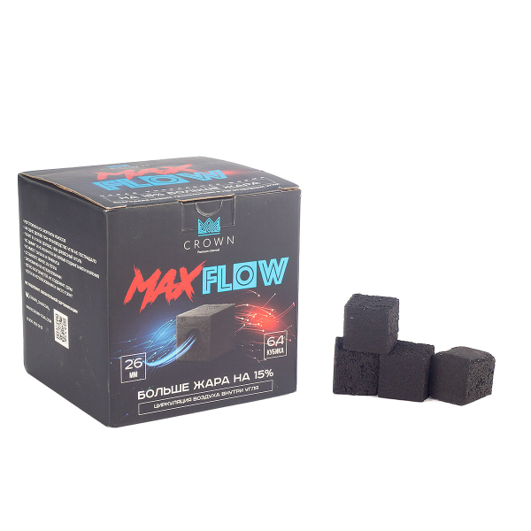 Уголь Crown Maxflow Кокосовый 64 Шт (26 Мм) в Луганске