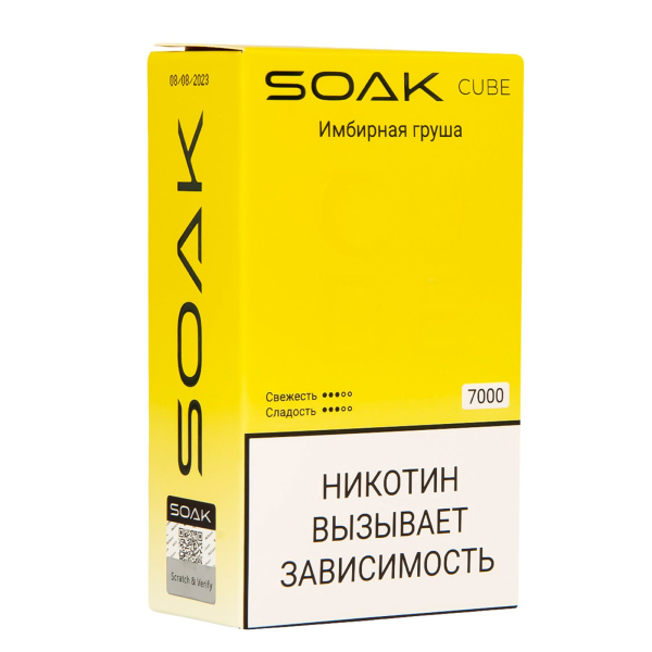 Soak Cube Имбирная Груша 7000 Затяжек в Луганске
