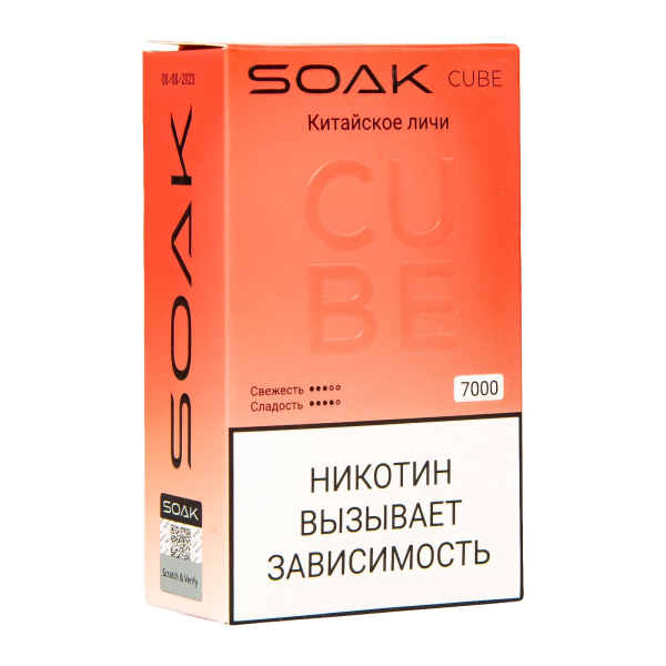 Soak Cube Китайское Личи 7000 Затяжек в Луганске