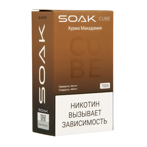 Soak Cube Хурма Макадамия 7000 Затяжек в Луганске