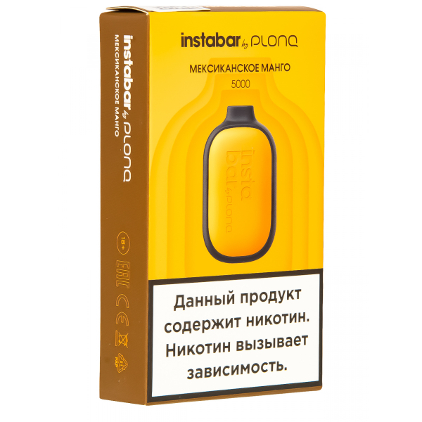 Plonq Instabar Мексиканское Манго (5000 Затяжек) 20 Мг в Луганске