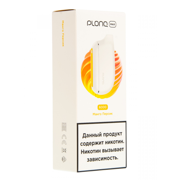 Plonq Max Манго Персик (6000 Затяжек) 20 Мг в Луганске