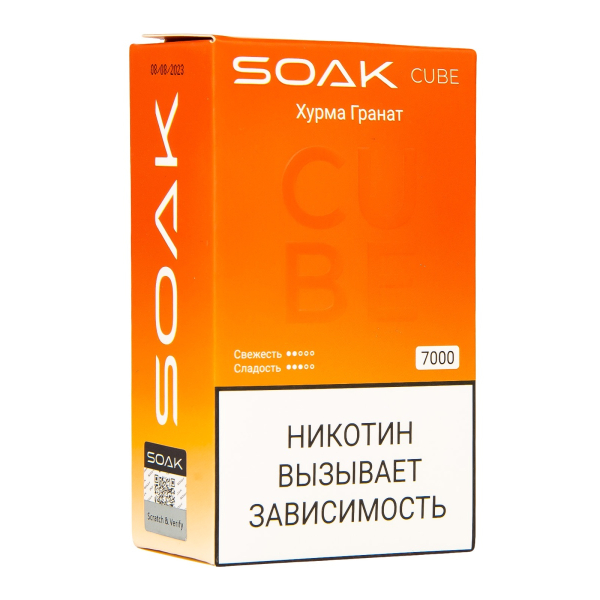 Soak Cube Хурма Гранат 7000 Затяжек в Луганске