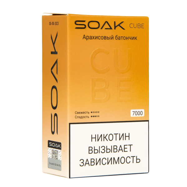 Soak Cube Арахисовый Батончик 7000 Затяжек в Луганске