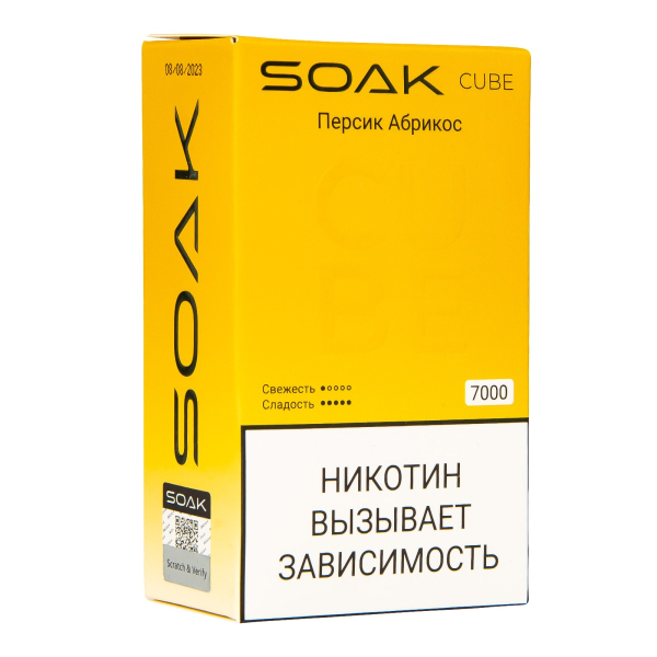 Soak Cube Персик Абрикос 7000 Затяжек в Луганске