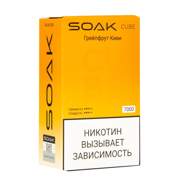 Soak Cube Грейпфрут Киви 7000 Затяжек в Луганске