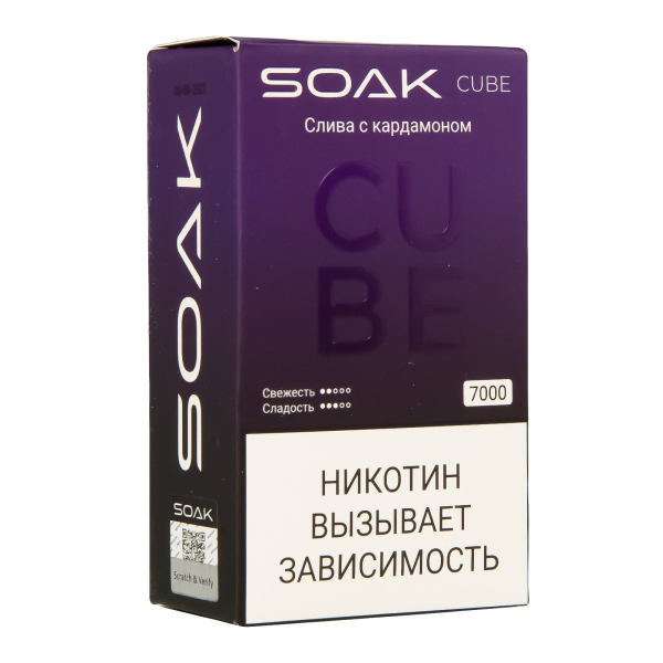 Soak Cube Слива С Кардамоном 7000 Затяжек в Луганске