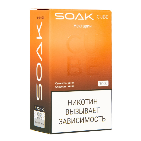 Soak Cube Нектарин 7000 Затяжек в Луганске