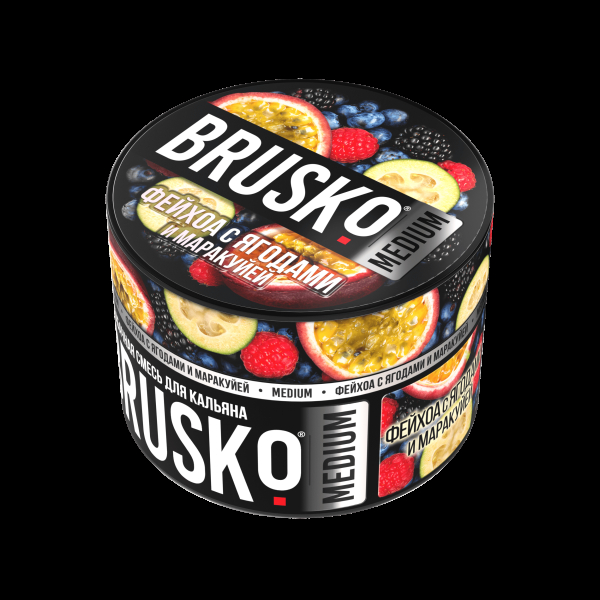 Смесь Brusko Medium Фейхоа С Ягодами И Маракуйей  50 гр в Луганске