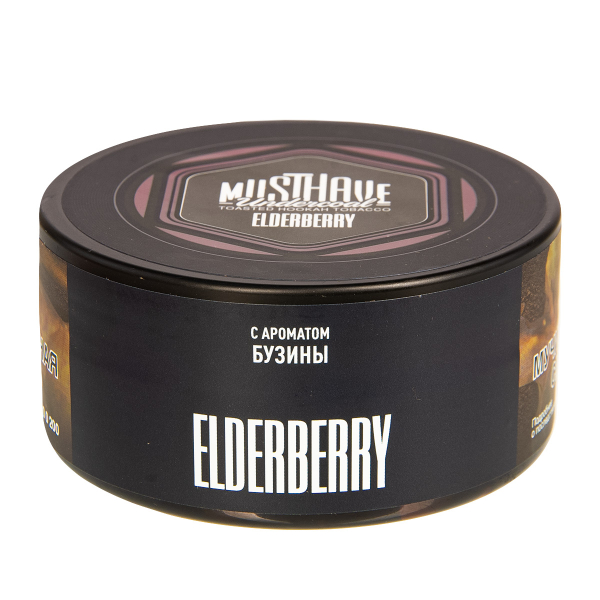 Табак Musthave Elderberry  125 грамм в Луганске
