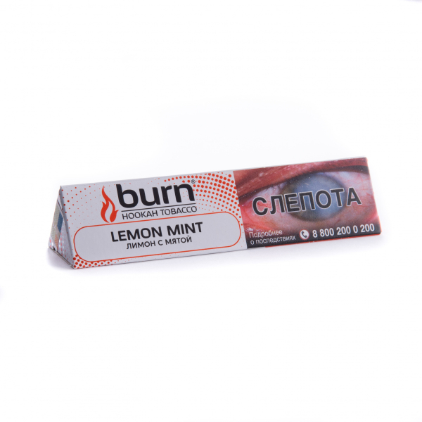 Табак Burn Lemon Mint  25 грамм в Луганске