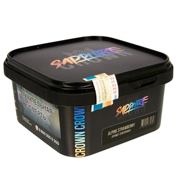 Табак Sapphire Crown Alpine Strawberry  200 грамм в Луганске