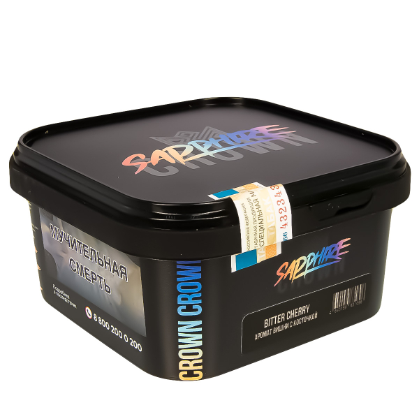 Табак Sapphire Crown Bitter Cherry  200 грамм в Луганске