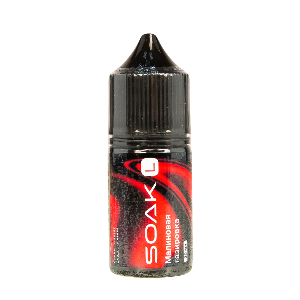 Жидкость Soak L30 Raspberry Soda 30 Мл 2 Мг в Луганске