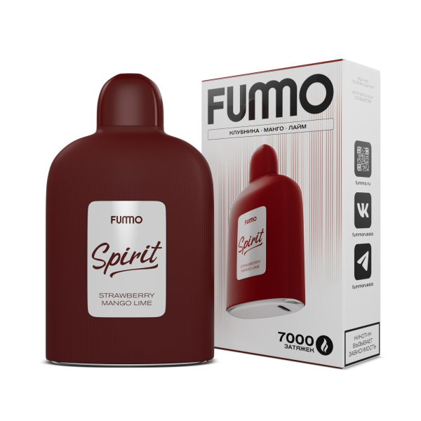 Электронка Fummo Spirit Клубника Манго Лайм  в Луганске