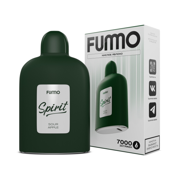 Электронка Fummo Spirit Кислое Яблоко  в Луганске