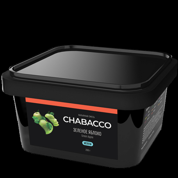 Смесь Chabacco Green Apple    Medium 200 гр в Луганске
