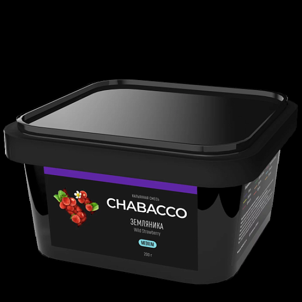 Смесь Chabacco Wild Strawberry    Medium 200 гр в Луганске