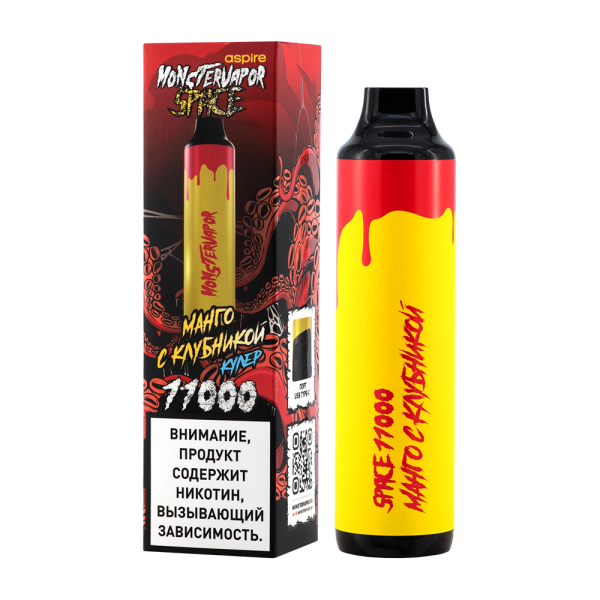 Электронка Monstervapor Space Манго И Клубника (11000 Затяжек) в Луганске